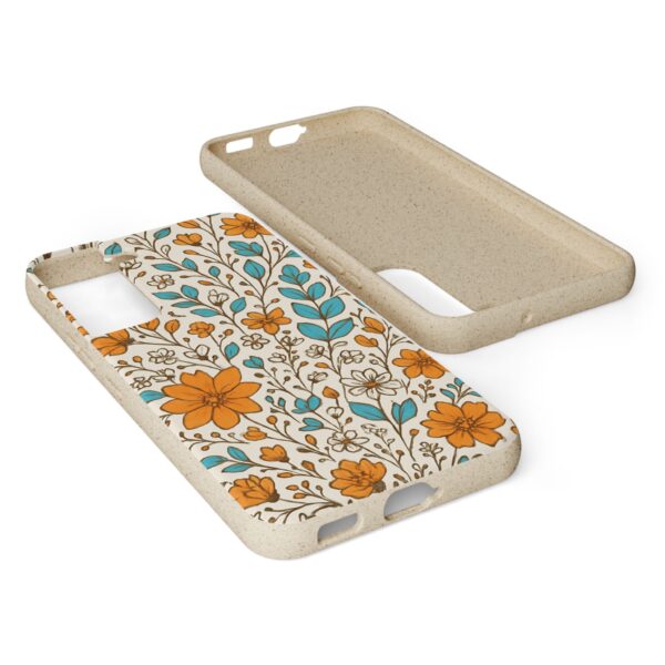 Floral Biodegradable Phone Case - Eco-Friendly Design for Nature Lovers