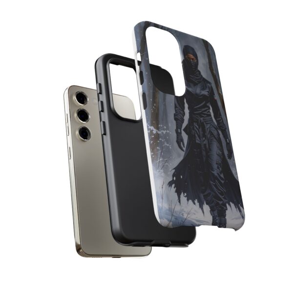 Artistic Phone Case, Ninja Aesthetic, Unique Smartphone Cover, Adventurous Spirit