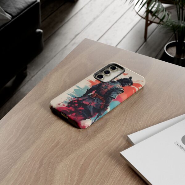 Samurai Warrior Phone Case, Tough Cases, Unique Phone Accessories, Phone Cover Gift, Gamer Phone Decor, Anime Style Case