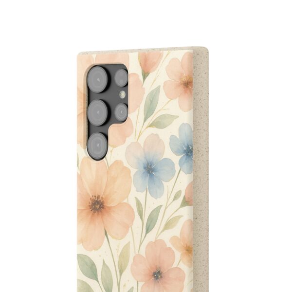 Floral Biodegradable Phone Case - Eco-Friendly Nature Design