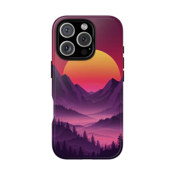 Mountain Sunset Phone Case - Tough Cases for Nature Lovers