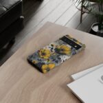 Floral Phone Case, Yellow Flower Design, Stylish Phone Protection