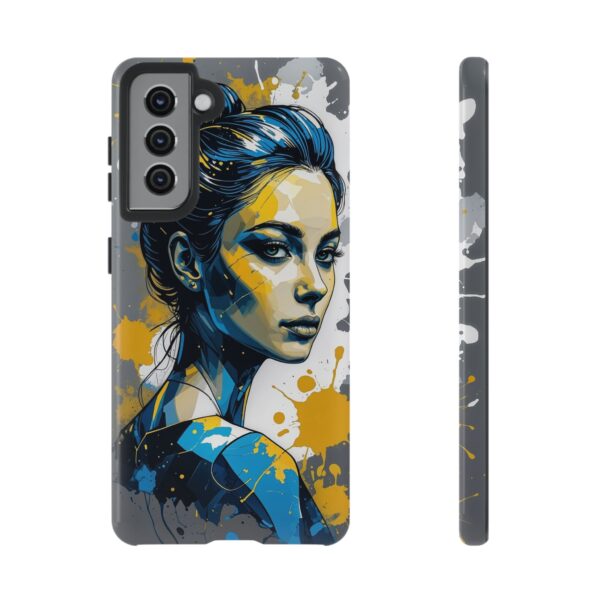 Vibrant, Artistic Tough Phone Case, Modern Art, Smartphone Accessories