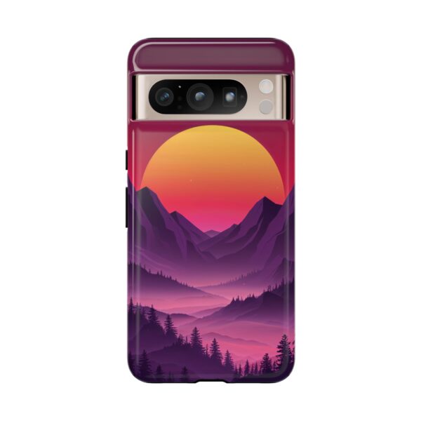 Mountain Sunset Phone Case - Tough Cases for Nature Lovers