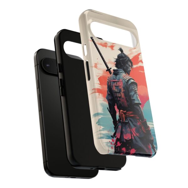 Samurai Warrior Phone Case, Tough Cases, Unique Phone Accessories, Phone Cover Gift, Gamer Phone Decor, Anime Style Case