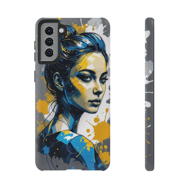 Vibrant, Artistic Tough Phone Case, Modern Art, Smartphone Accessories