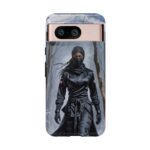 Artistic Phone Case, Ninja Aesthetic, Unique Smartphone Cover, Adventurous Spirit