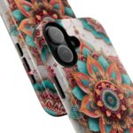 Mandala Phone Case, Colorful Floral Design, Bohemian Style, Tough Cases, Gift for Her