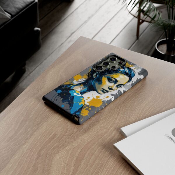 Vibrant, Artistic Tough Phone Case, Modern Art, Smartphone Accessories