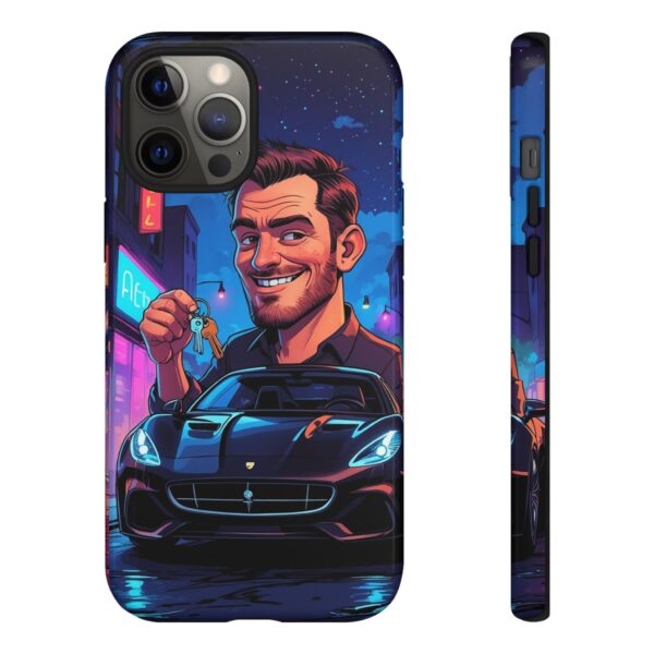 Stylish Car Enthusiast Phone Case with Key Design