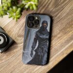 Artistic Phone Case, Ninja Aesthetic, Unique Smartphone Cover, Adventurous Spirit
