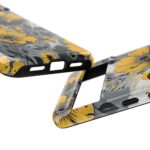 Floral Phone Case, Yellow Flower Design, Stylish Phone Protection