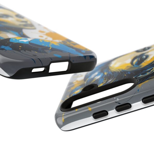 Vibrant, Artistic Tough Phone Case, Modern Art, Smartphone Accessories
