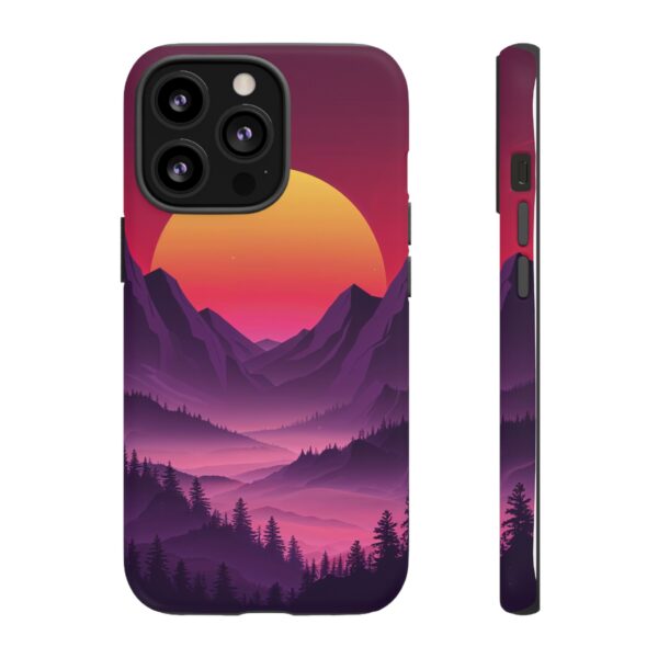 Mountain Sunset Phone Case - Tough Cases for Nature Lovers