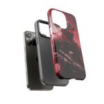 Red Urban Warrior Phone Case for Gamers & Action Fans