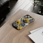 Floral Phone Case, Yellow Flower Design, Stylish Phone Protection