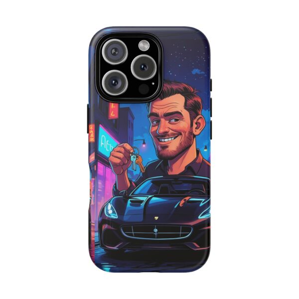 Stylish Car Enthusiast Phone Case with Key Design