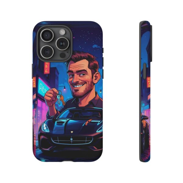 Stylish Car Enthusiast Phone Case with Key Design