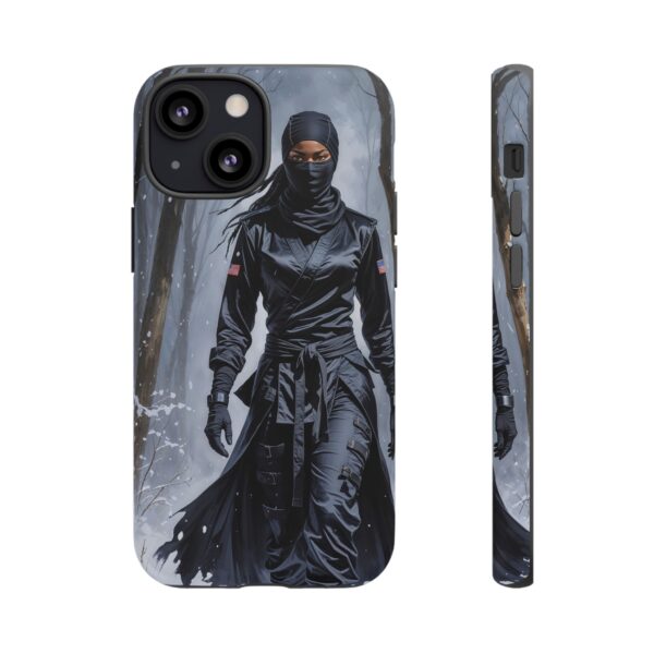 Artistic Phone Case, Ninja Aesthetic, Unique Smartphone Cover, Adventurous Spirit