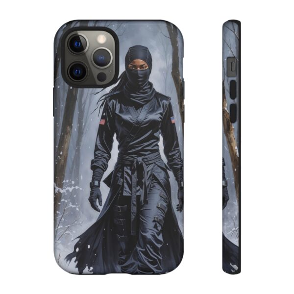 Artistic Phone Case, Ninja Aesthetic, Unique Smartphone Cover, Adventurous Spirit