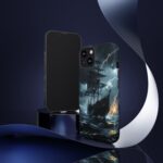 Stormy Seas Tough Phone Case - Pirate Ship Design