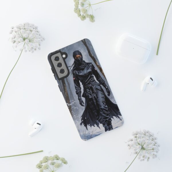 Artistic Phone Case, Ninja Aesthetic, Unique Smartphone Cover, Adventurous Spirit