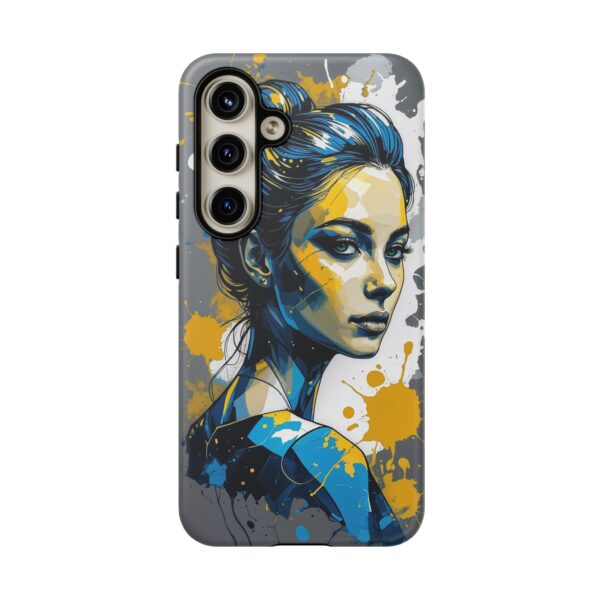 Vibrant, Artistic Tough Phone Case, Modern Art, Smartphone Accessories