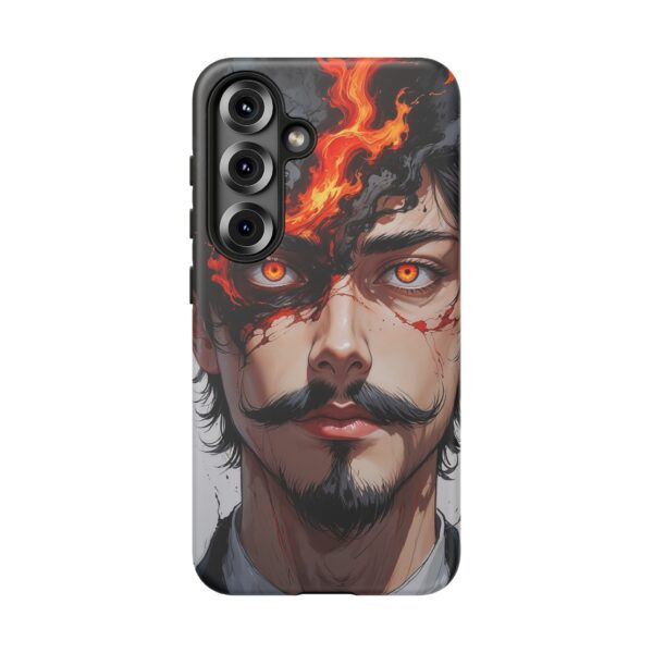 Fiery Design, Anime Style, Unique Cell Phone Accessory, Strong and Stylish