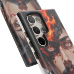 Fiery Design, Anime Style, Unique Cell Phone Accessory, Strong and Stylish