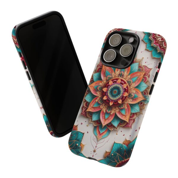Mandala Phone Case, Colorful Floral Design, Bohemian Style, Tough Cases, Gift for Her