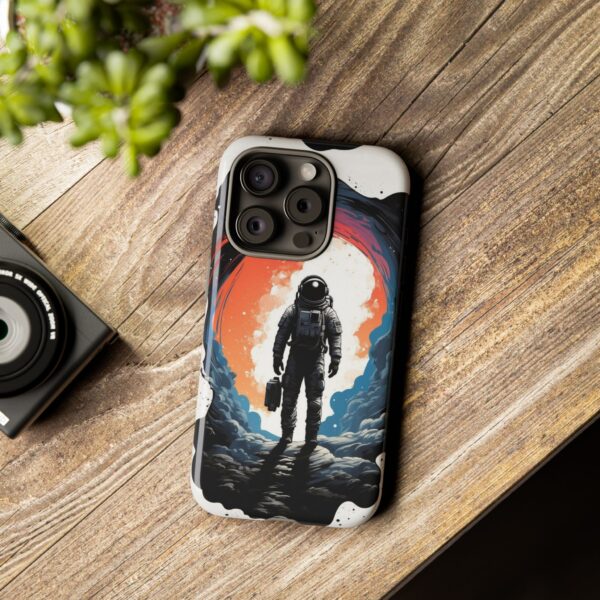 Astronaut Case, Tough Phone Cover, Galaxy Art Protector, Space Lover Gift, Unique Mobile Accessory