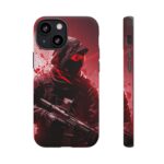 Red Urban Warrior Phone Case for Gamers & Action Fans