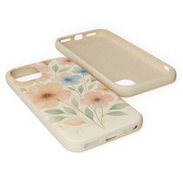 Floral Biodegradable Phone Case - Eco-Friendly Nature Design