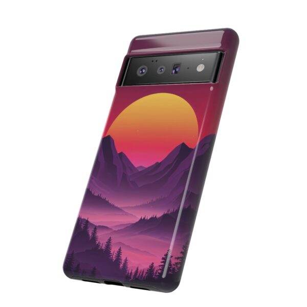 Mountain Sunset Phone Case - Tough Cases for Nature Lovers