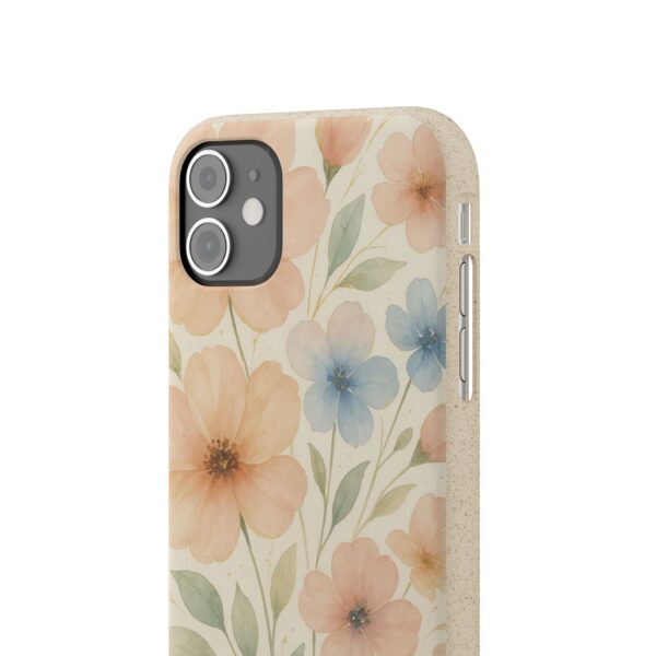Floral Biodegradable Phone Case - Eco-Friendly Nature Design