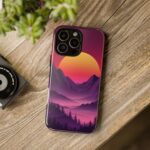 Mountain Sunset Phone Case - Tough Cases for Nature Lovers