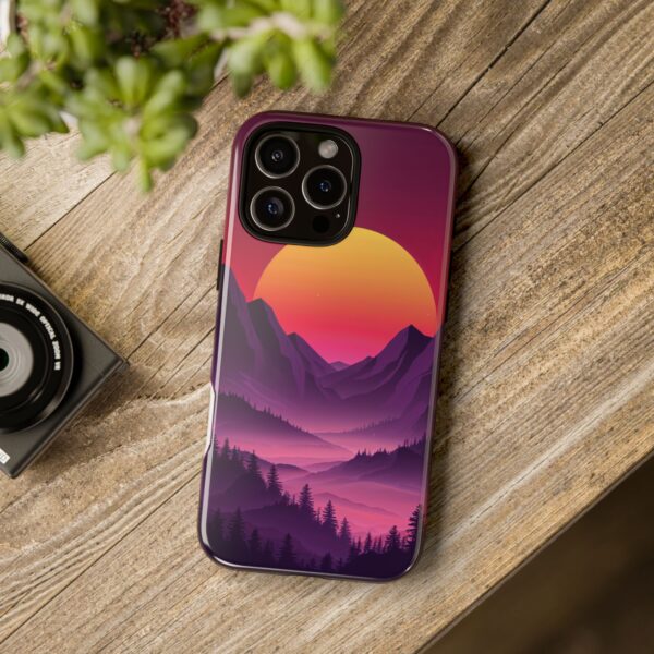 Mountain Sunset Phone Case - Tough Cases for Nature Lovers