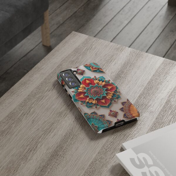 Colorful Mandala Phone Cover, Bohemian Style Accessory, Unique Gift for Her, Stylish Smartphone Protection