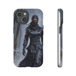 Artistic Phone Case, Ninja Aesthetic, Unique Smartphone Cover, Adventurous Spirit