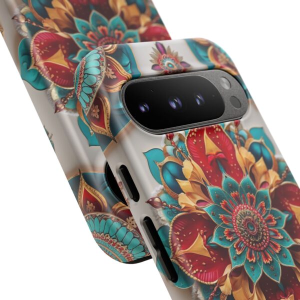 Colorful Mandala Phone Cover, Bohemian Style Accessory, Unique Gift for Her, Stylish Smartphone Protection
