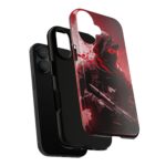 Red Urban Warrior Phone Case for Gamers & Action Fans
