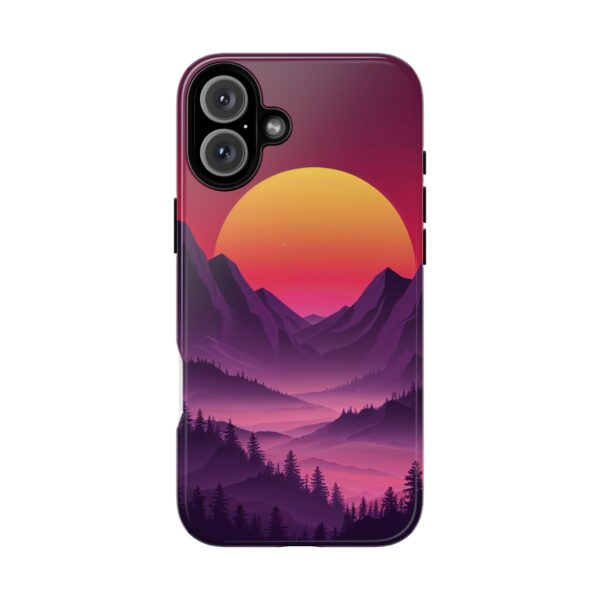 Mountain Sunset Phone Case - Tough Cases for Nature Lovers