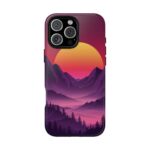 Mountain Sunset Phone Case - Tough Cases for Nature Lovers