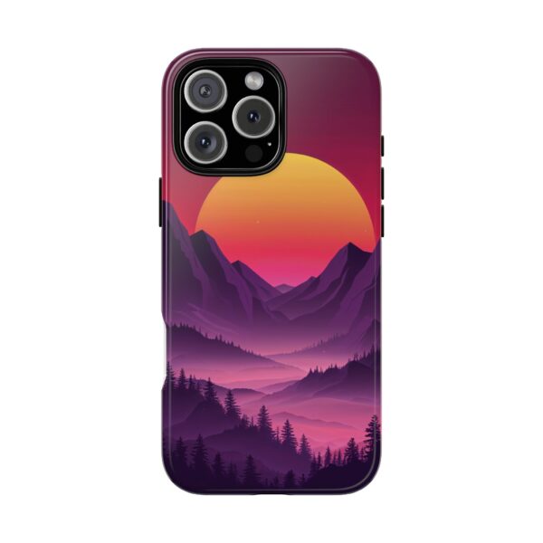 Mountain Sunset Phone Case - Tough Cases for Nature Lovers