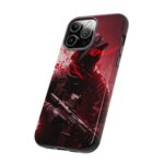 Red Urban Warrior Phone Case for Gamers & Action Fans