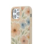 Floral Biodegradable Phone Case - Eco-Friendly Nature Design