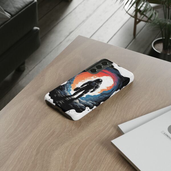 Astronaut Case, Tough Phone Cover, Galaxy Art Protector, Space Lover Gift, Unique Mobile Accessory