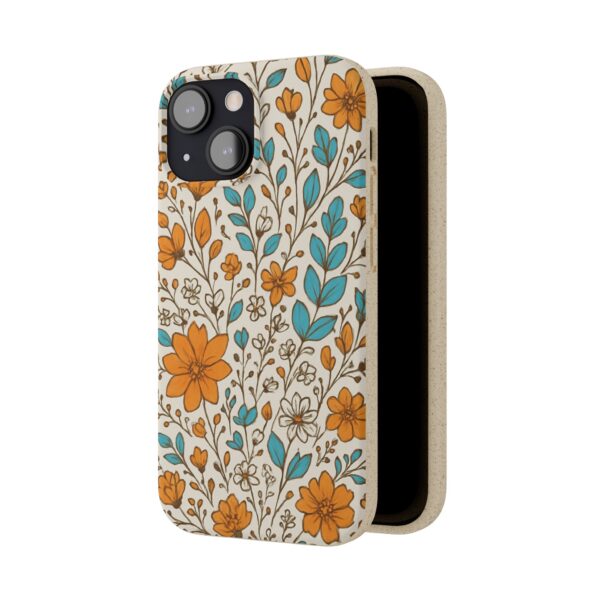 Floral Biodegradable Phone Case - Eco-Friendly Design for Nature Lovers
