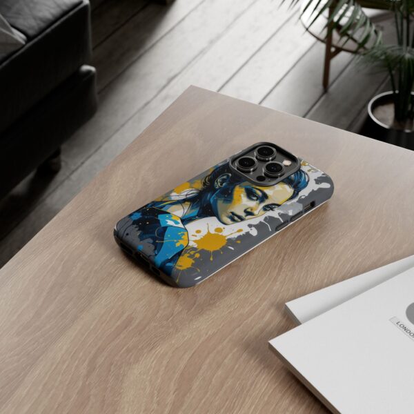 Vibrant, Artistic Tough Phone Case, Modern Art, Smartphone Accessories