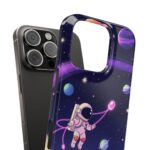 Space Astronaut Slim Phone Case